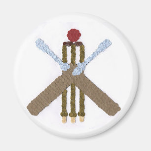 Cricket Round Magnet Magneet