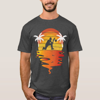 Cricket shirt retro zonsondergang 70s vintage Cric