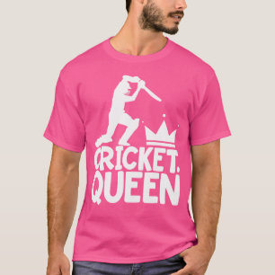 Cricket spel voor mannen Cricket Queen T-shirt