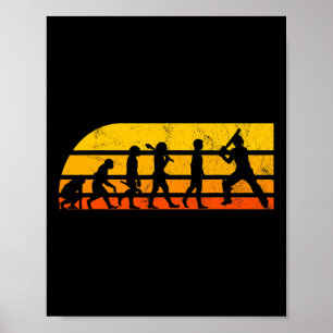 Cricket Speler Coach Cadeau Cricketer Evolutie Poster