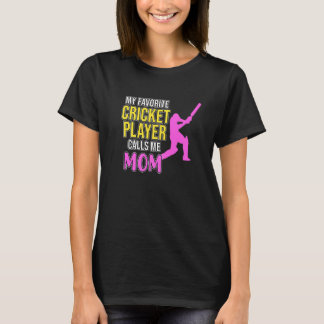Cricket speler noemt me Moeder Sport Team Coach Gr T-shirt