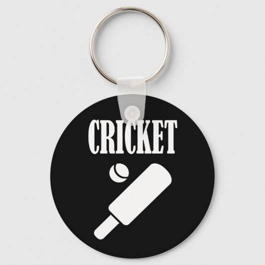 Cricket Sports Gift Sleutelhanger (Voorkant)