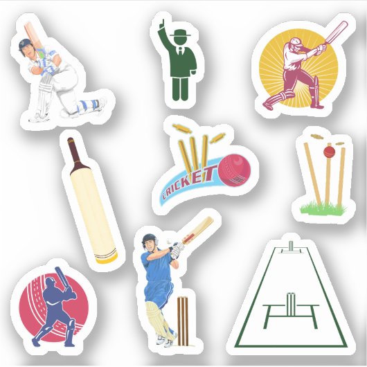 Cricket Stickers (Voorkant)