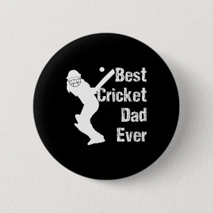 Cricket T Ll-shirt voor Indiase Desi-cricketvaders Ronde Button 5,7 Cm