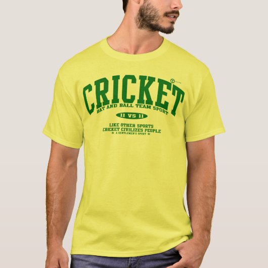 Cricket T-shirt (Voorkant)