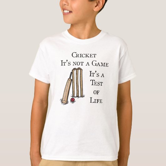 Cricket T-shirt (Voorkant)