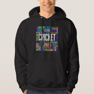 Cricket Terms Cricket Sport Jersey Accessoires Cri Hoodie
