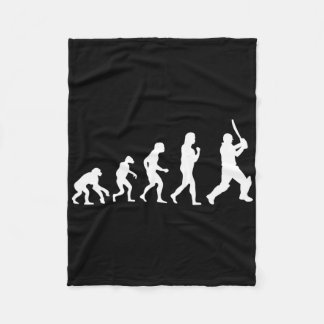 Cricket Tsman Evolutie Voor Cricket Spelers Funn Fleece Deken