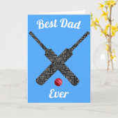 Cricket Vaderdag Kaart (Gele Bloem)