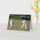 Cricket verjaardagskaart kaart (Gele Bloem)