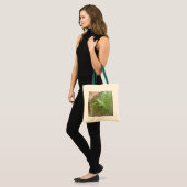 Cricket vert sur un Sac fourre-tout feuille (Devant (modèle))