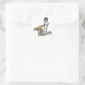 Cricket Vierkante Sticker (Tas)