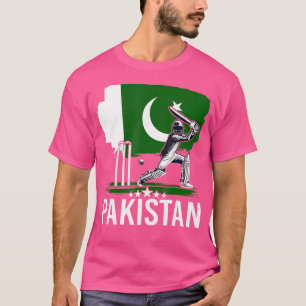 Cricket Vlag Van Pakistan Voor Pakistan Cricket Te T-shirt