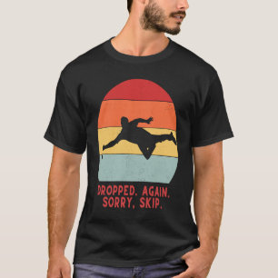 cricket voor mannen vrouwen student dorp cricketer t-shirt