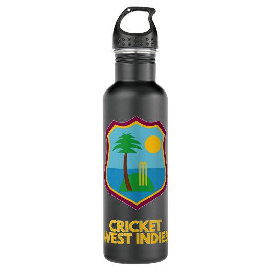 Cricket West Indies Support Tanktop Waterfles (Voorkant)