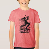 Cricket World Cup Power  T-Shirt (Voorkant)