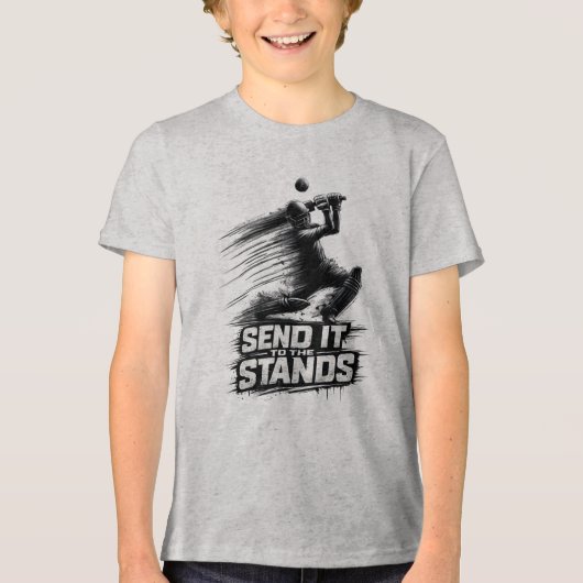 Cricket World Cup Power  T-Shirt (Voorkant)