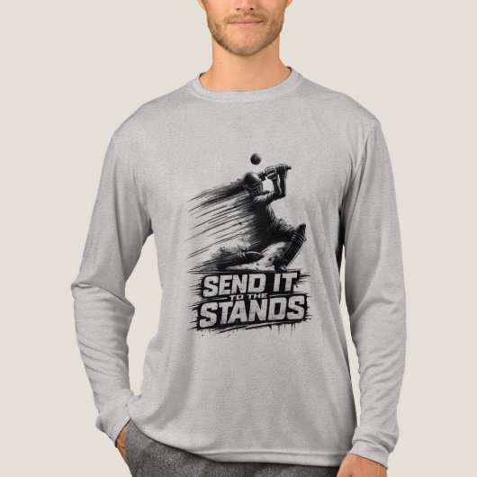 Cricket World Cup Power Tri-Blend Shirt (Voorkant volledig)