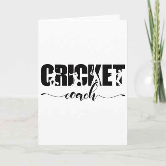 Cricketcoach kaart (Voorkant)
