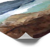 CricketDiane Beach Poster - Moody Zee Ocean Art (Hoek)