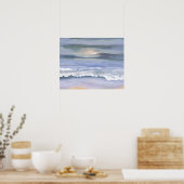 CricketDiane Ocean Art Poster - Beach Twilight (Cuisine)