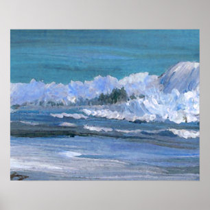 CricketDiane Ocean Poster - Blue Amber Zee