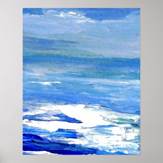 CricketDiane Ocean Poster Distant Sky (Voorkant)