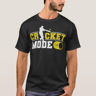 cricketmodus aan voor cricketsportventilatoren t-shirt