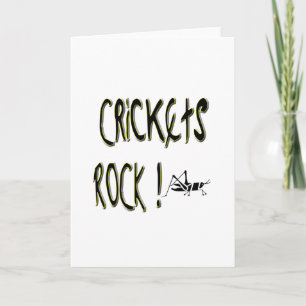 Crickets Rock ! Carte de vœux