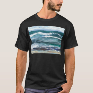 Cricket's Zee - Ocean Waves Beach Gifts T-shirt
