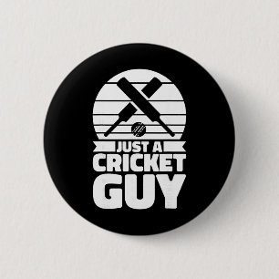 Cricketspeler Cricket Tsman - Scheidsrechter Gewoo Ronde Button 5,7 Cm