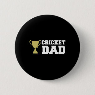 Cricketspeler Sport 1 Ronde Button 5,7 Cm