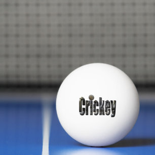 Crickey: Aussie Slang woord gemaakt met krokodille Pingpongballen