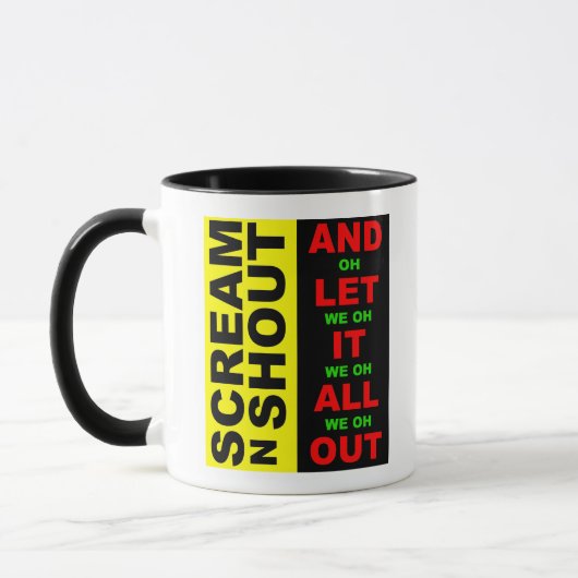 Crie N Shout Mug (Gauche)