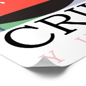 Crikvenica, Joegoslavië, uitzicht raam Poster (Hoek)