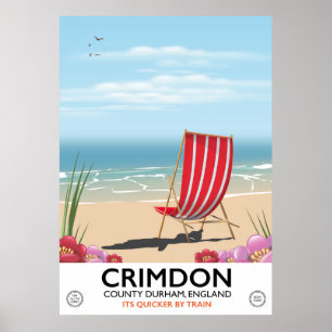 Crimdon, County Durham, Engeland. Poster