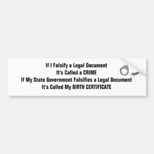 Crime Bumpersticker