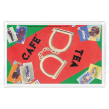 "Crime Club" 10 x 16 dienblad