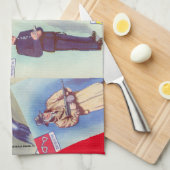  "Crime Club" theedoek (Quarter Fold)