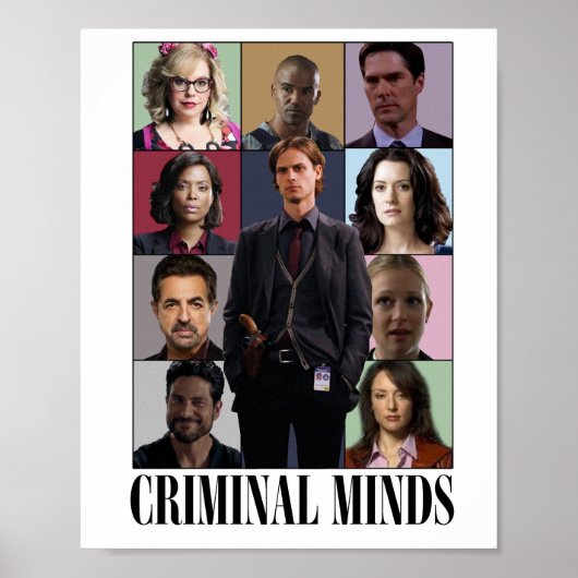 Crime Profiler Wall Art Poster (Devant)