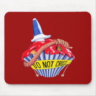 Crime Scene Cupcake Mousepad Muismat