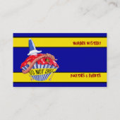 Crime Scene Cupcake Visitekaartje (Achterkant)