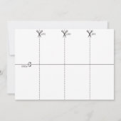 Crime Scene Evidence Marker Kaart (Achterkant)