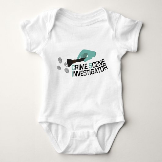 Crime Scene Investigator Romper (Voorkant)