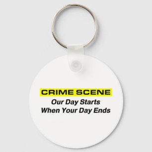 Crime Scene Investigator Sleutelhanger