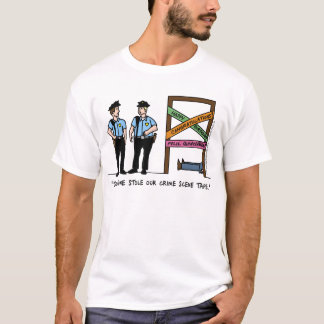 Crime Scene Mannen T shirt