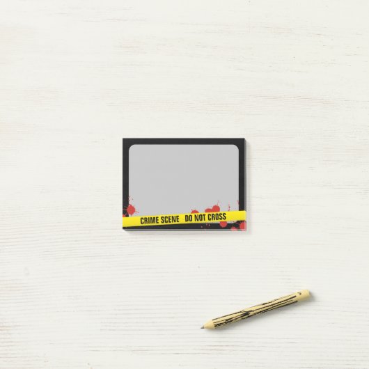 Crime Scene Post-it® Notes (Op bureau)