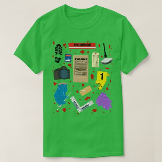 Crime Scene s T-shirt (Design voorkant)