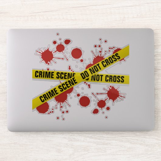 Crime Scene Sticker (Computer)