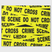 Crime Scene-tape Cadeaupapier (Vlak)